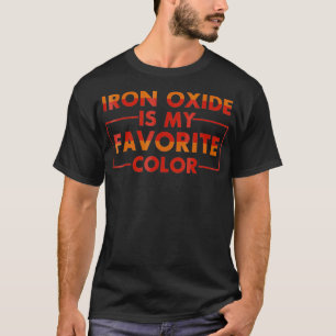 Camiseta Óxido De Ferro É Minha Potência Favorita Engraçada