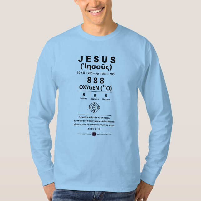 Camiseta Oxigênio 888 Nome de Jesus (Frente)