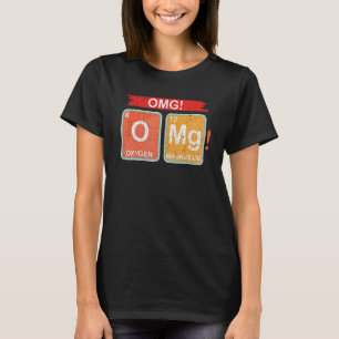 Camiseta Oxigênio Magnésio Combinação Química OMG