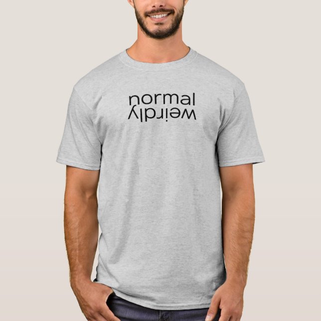 Camiseta Oxímoro - Estranhamente Normal (Frente)