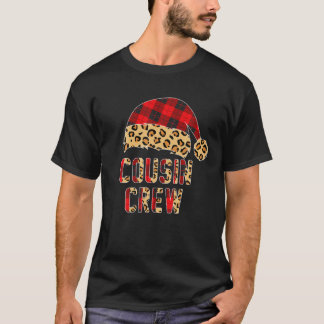 Camiseta Oy0j Santa Hat Cousin Crew Natal Feliz Xmas De