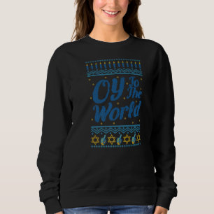 Camiseta Oy! Ao Hebr Retro-Hebr De Chanucá Feio