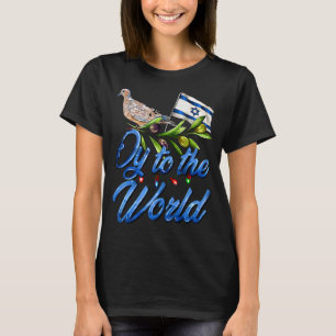 Camiseta Oy To The World Happy Hanukkah Chanukkah Peace Dov