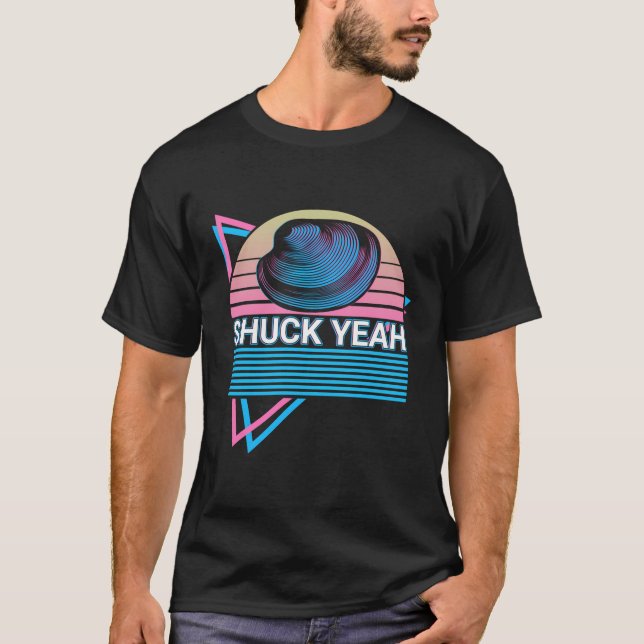 Camiseta Oyster Shuck Seafood Pai (Frente)