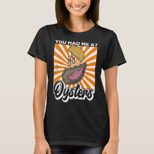Camiseta Oysters Ostreidae Mexilhões Marisco