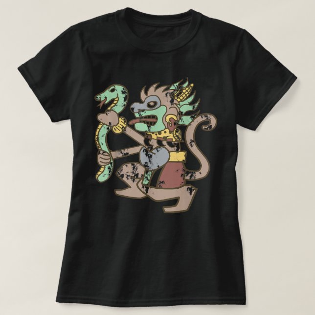 Camiseta Oz Monkey-Wizard da Bruxa Má de OZ (Frente do Design)