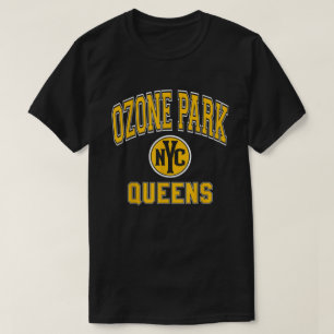 Camiseta Ozone Park Queens Nyc Varsity Style Amber Impressã