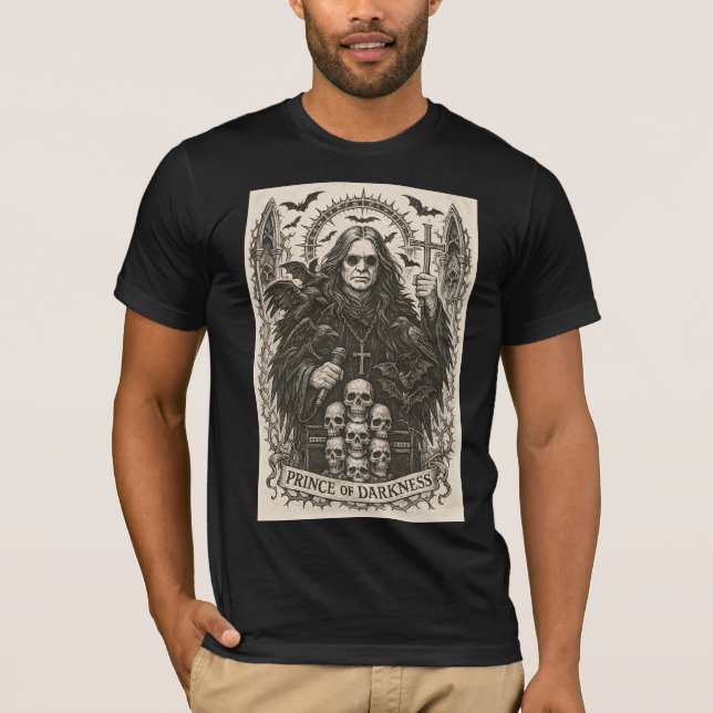 Camiseta Ozzy príncipe das trevas  (Frente)