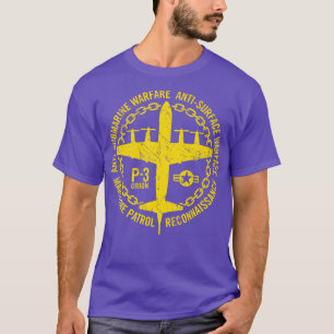 Camiseta P3 Orion Naval Patrol Marítimo Anti-Submarino Warf