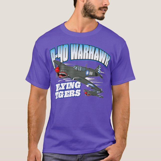 Camiseta P40 Tigres Voadores Warhawk (Frente)