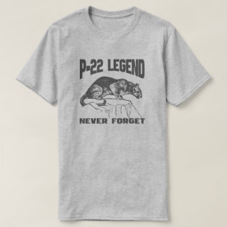Camiseta P-22 Lago Prateado Do Leão De Montanha P22