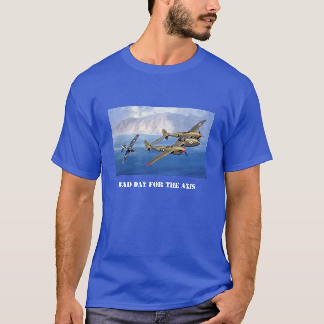Camiseta P-38 Versus Axis P-38 vence! (Frente)
