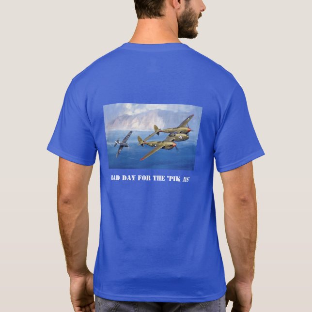 Camiseta P-38 Versus Pik-As P-38 Ganha! (Verso)