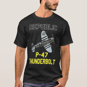 Camiseta P 47 Thunderbolt O Histórico Do Avião Jug Ww2
