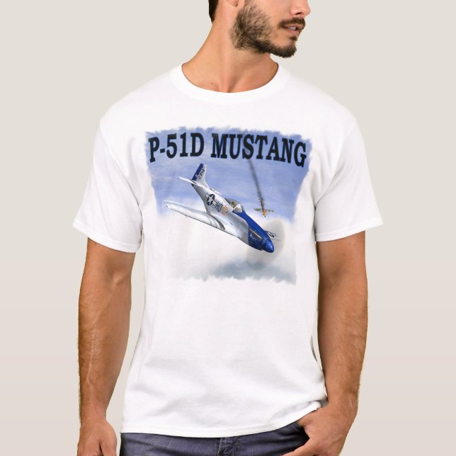 CAMISETA P-51 CONTRA BF109 (Frente)