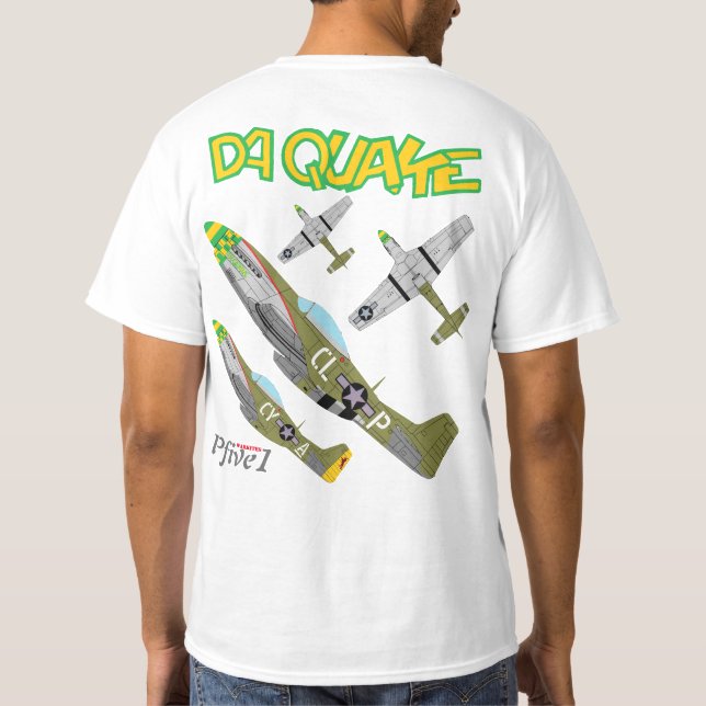Camiseta P-51 DA QUAKE T-Shirt- (Verso)