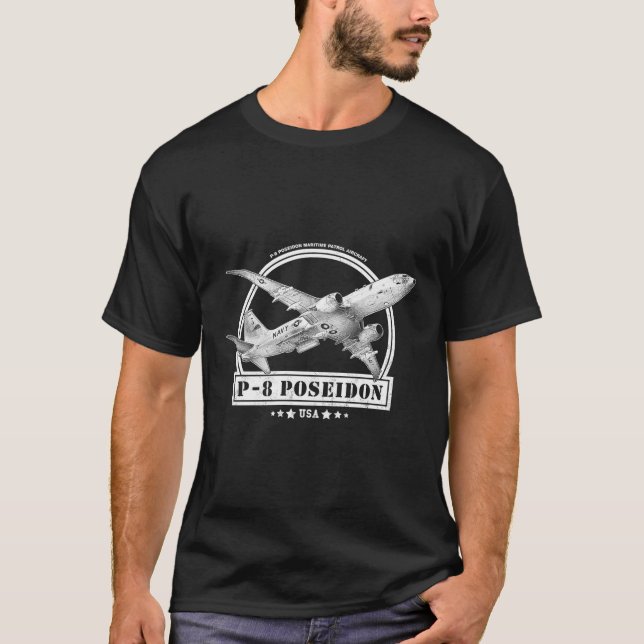 Camiseta P-8 Aeronaves Poseidon (Frente)