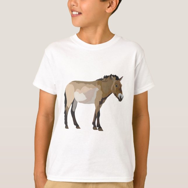 Camiseta P é o Cavalo de Przewalski (Frente)
