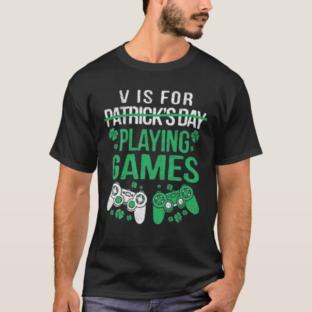 Camiseta P É Para Jogar Jogos Jogadores Gamin (Frente)