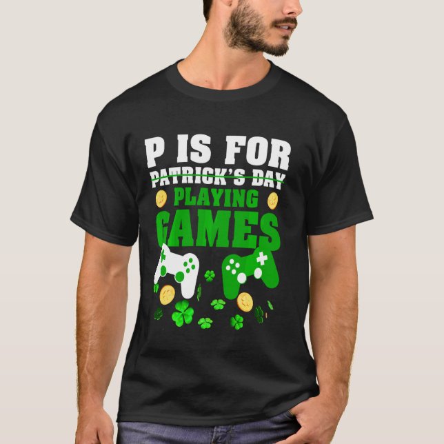 Camiseta P É Para Jogar Jogos Ruas Engraçadas Patrick S Gam (Frente)