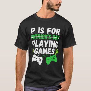 Camiseta P É Para Jogar Videos games Gamer Boys Men Rua Pa