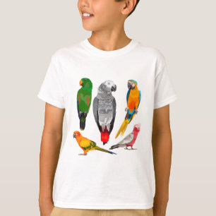 Camiseta P é para o papagaio
