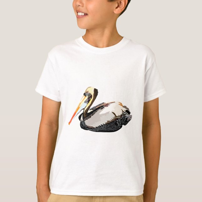 Camiseta P é para o Pelicano Peruano (Frente)