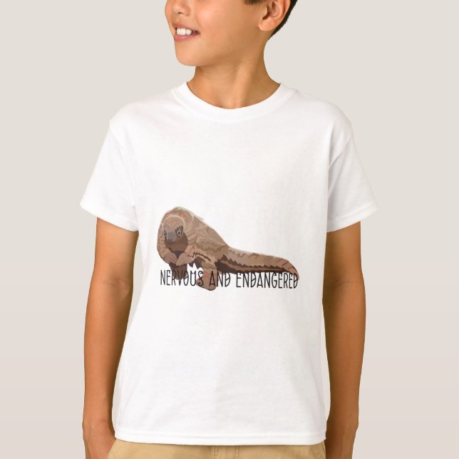 Camiseta P é para Pangolin (Frente)