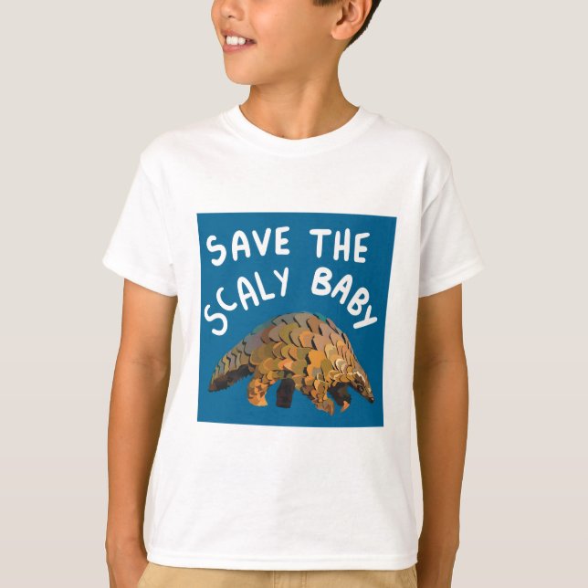 Camiseta P é para Pangolin (Frente)