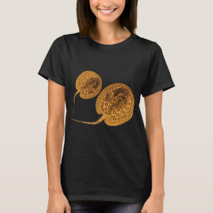 Camiseta P é para Peacock Eye Sting Ray ,Peacock Eye Stingr