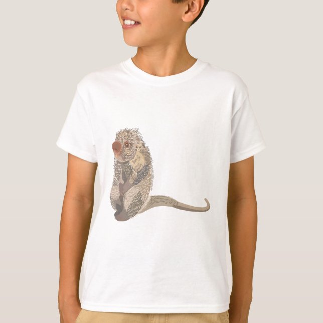 Camiseta P é para Prehensil Porcupine (Frente)