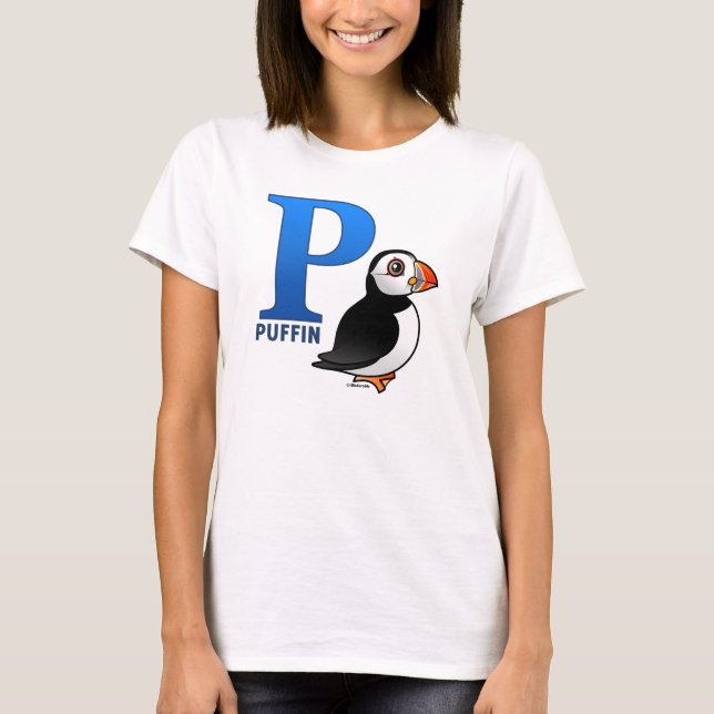 Camiseta P é para Puffin (Frente)