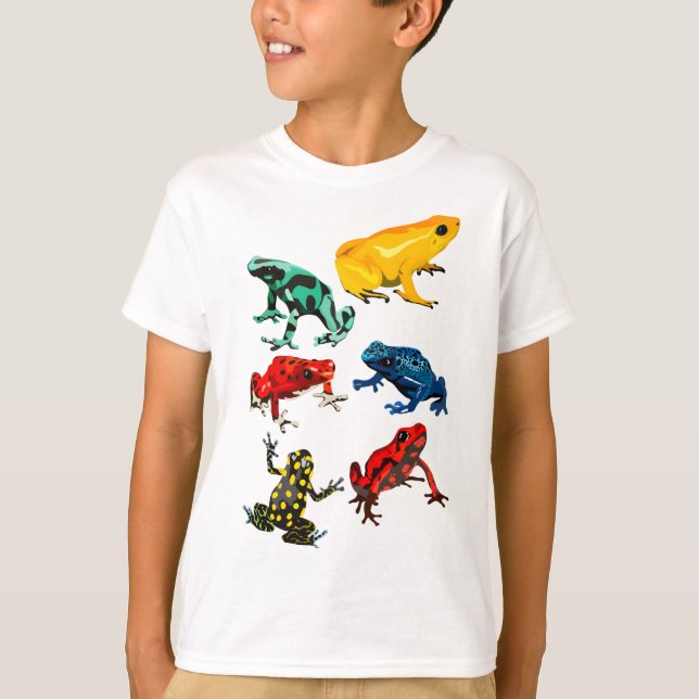 Camiseta P é para Sapo de Poison Dart (Frente)