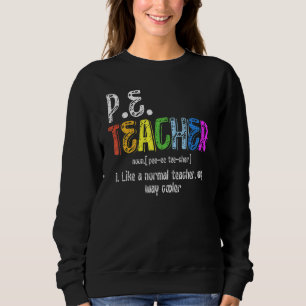 Camiseta P E Professora Definição de Educação Física