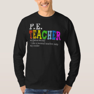 Camiseta P E Professora Definição de Educação Física