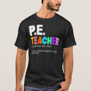 Camiseta P E Professora Definição de Educação Física