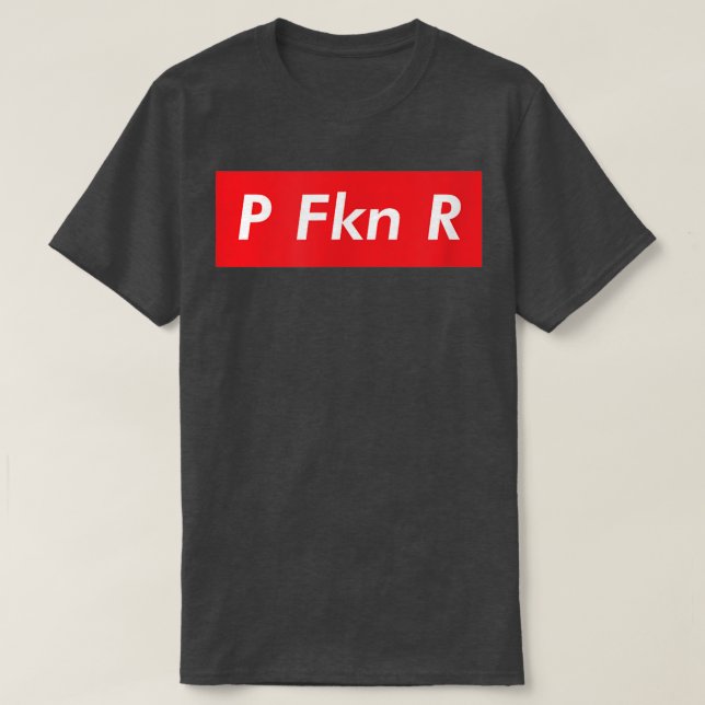 Camiseta P FKN R Puerto Rico Fan Memny Urban Slang Spa (Frente do Design)