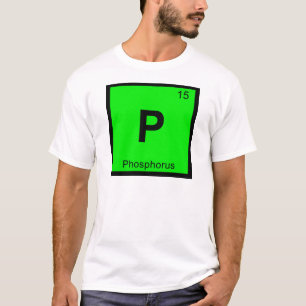 Camiseta P - Química do Fósforo Símbolo da Tabela Periódica