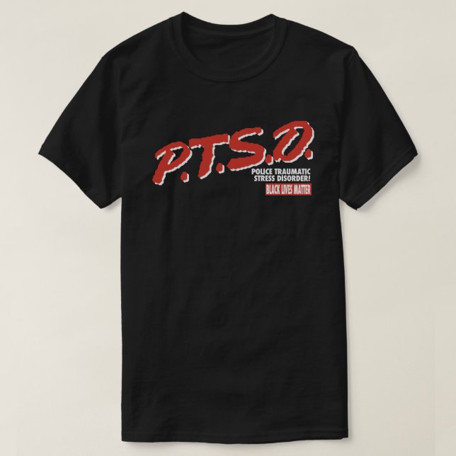 CAMISETA P.T.S.D. (Frente do Design)