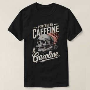 Camiseta PA45 Powered by Caffeine and Gasoline Auto