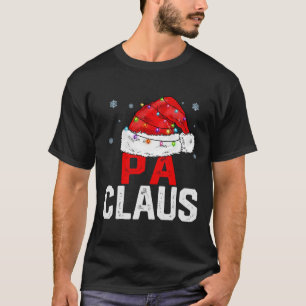 Camiseta Pa Claus Funny Família Xmas Correspondente Cristo