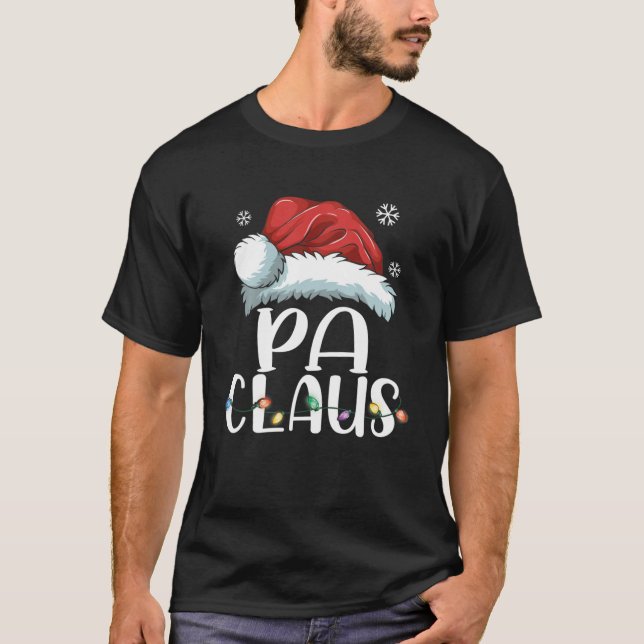 Camiseta Pa Claus Natal Família Pajama Matando Xmas (Frente)