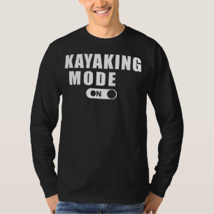 Camiseta Pá com riso no modo Kayaking: Wat reproduzível