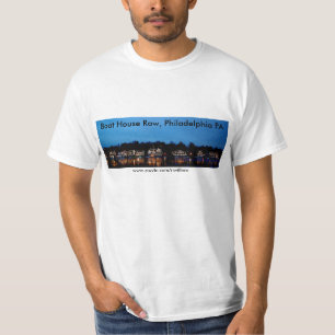 Camiseta PA da fileira, da Philadelphfia da casa de barco -