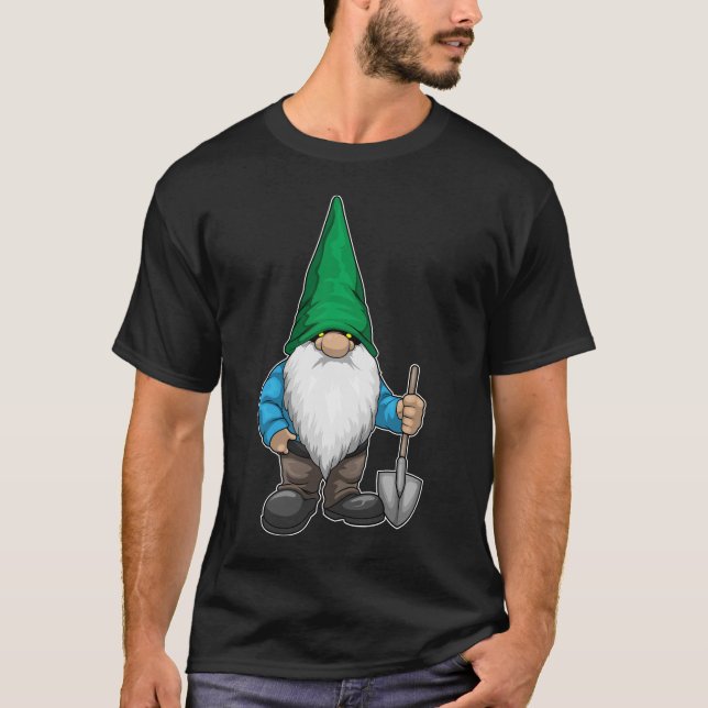 Camiseta Pá de Halloween para Gnome (Frente)