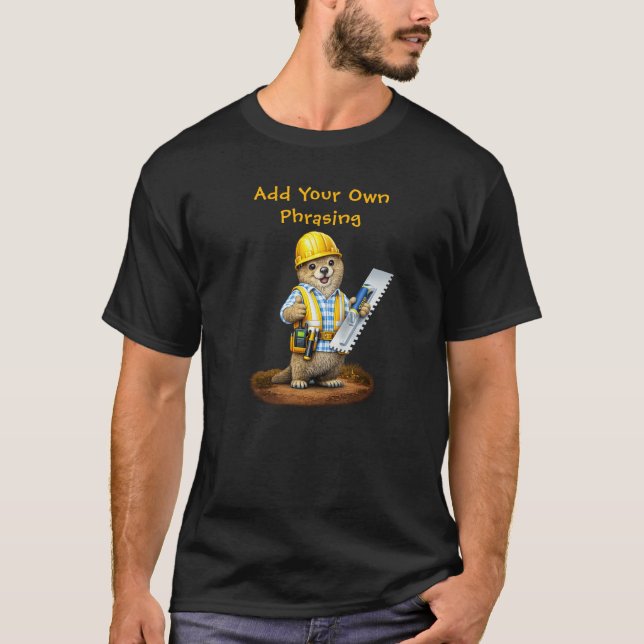 Camiseta "Pá de pedreiro" (Frente)
