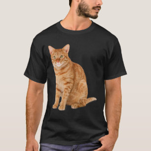 Camiseta Pá Laranja Gato Engraçado Gato Parody Gift Kit