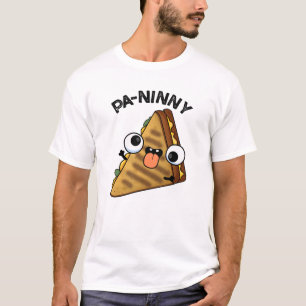 Camiseta Pa-ninny Funny Panini Pun apresenta um panini boni