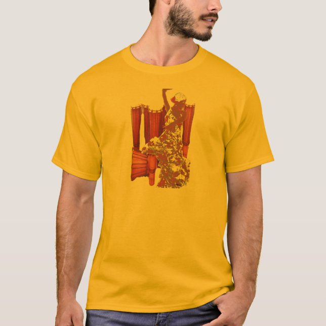 CAMISETA PA OCHUN DOS CONGAS (Frente)