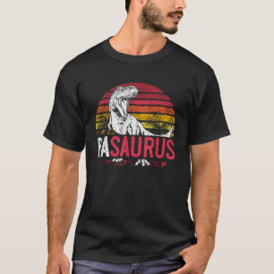 Camiseta Pa Saurus Dia do Pai Pasaurus T Rex Dinossaur Gra